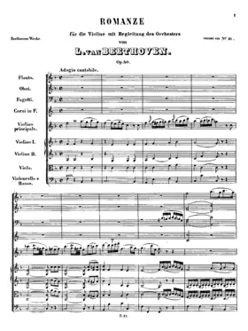 Romance for Violin and Orchestra