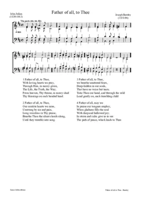 Father of all, to Thee