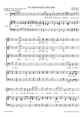 Ye shall dwell in the Land