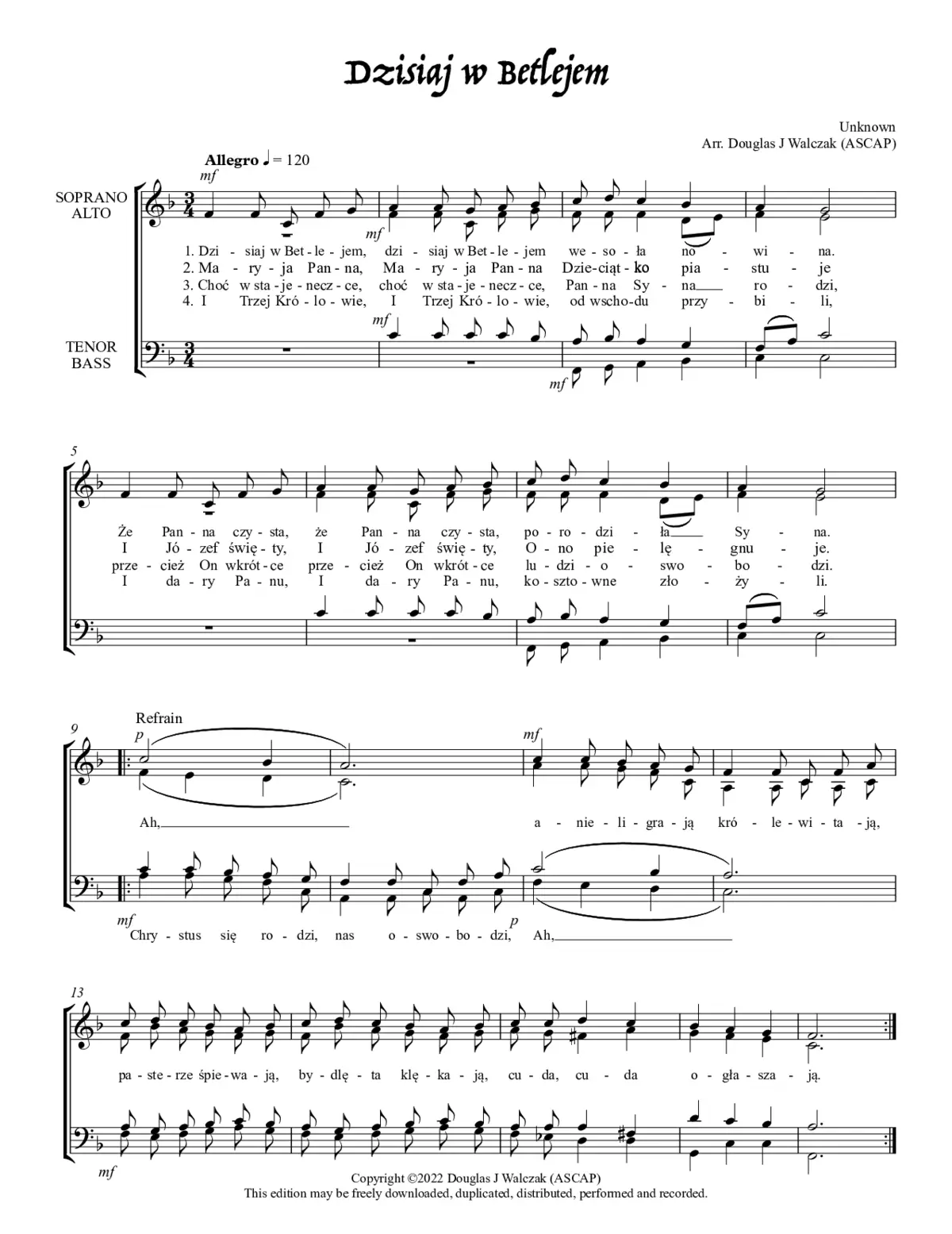 Dzisiaj w Betlejem - Page 1