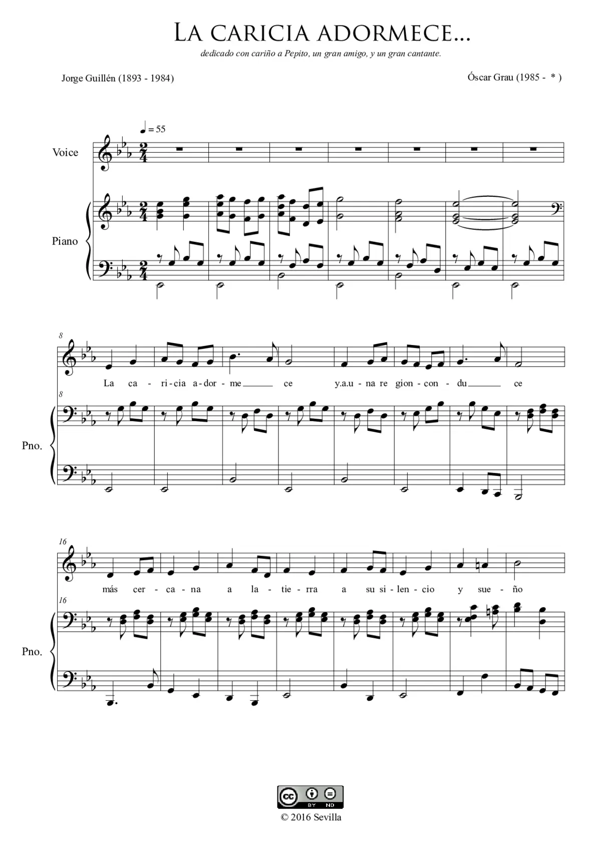 La caricia adormece - Page 1