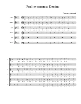 Psallite cantantes Domino