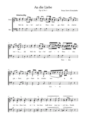An die Liebe