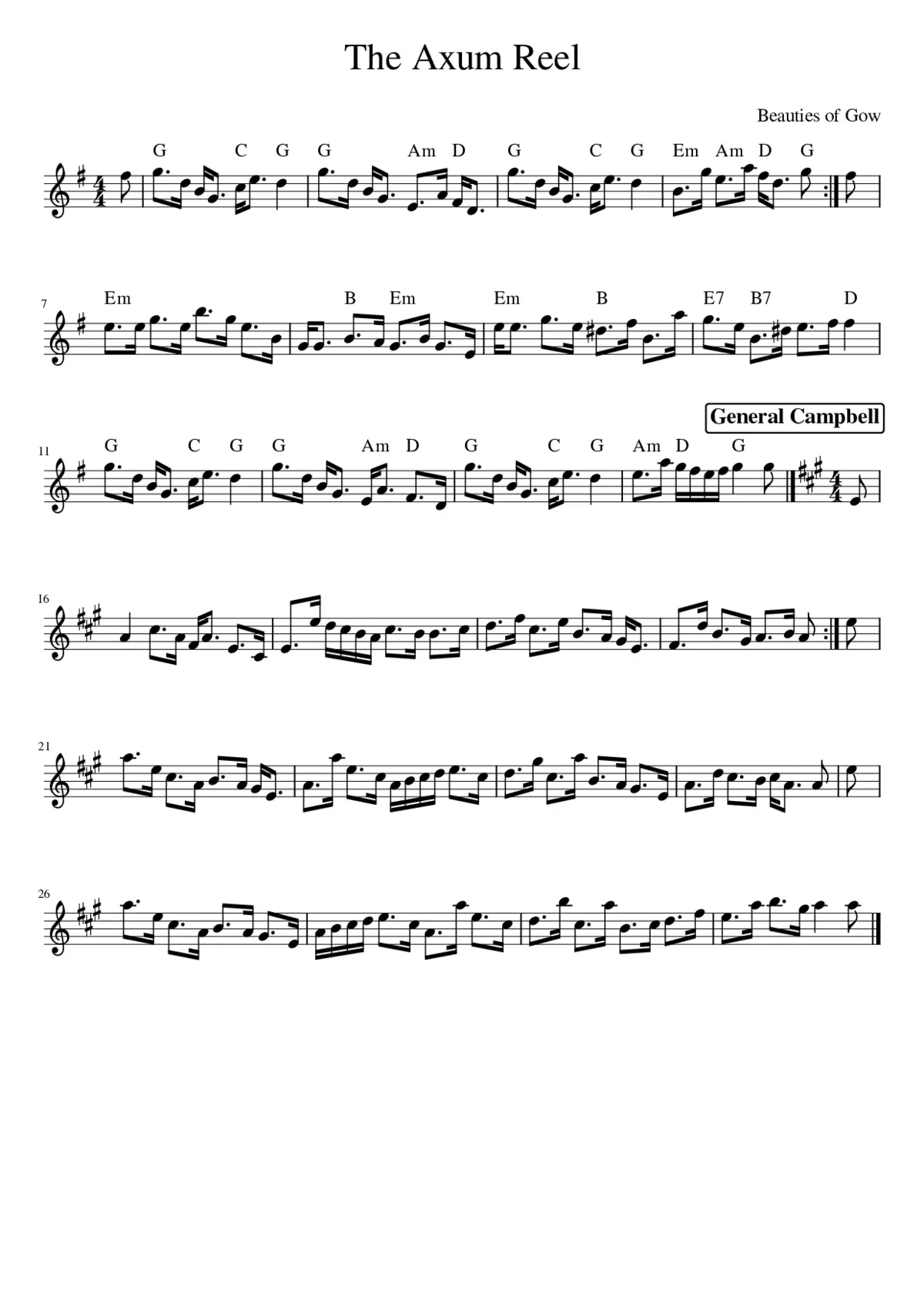 The Axum Reel - Page 1