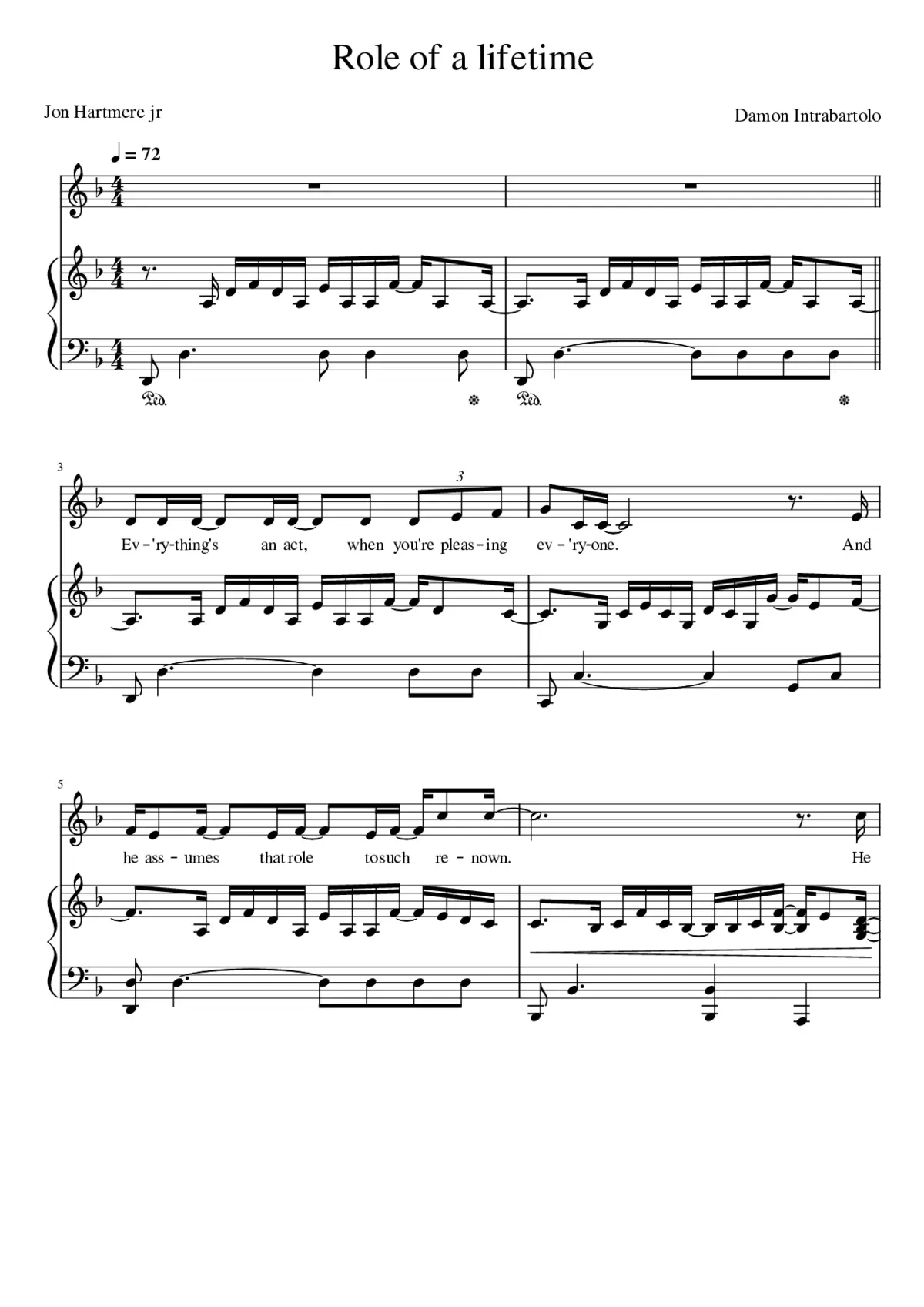 Role of a lifetime - Page 1