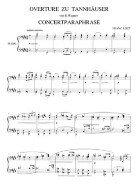 Ouvertüre Zu Tannhäuser S.442