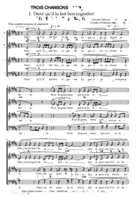 Trois Chansons de Charles d'Orléans