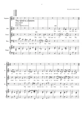 Thy word is a lantern