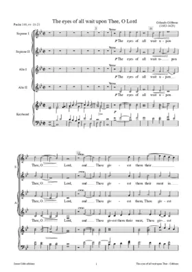 The eyes of all wait upon thee