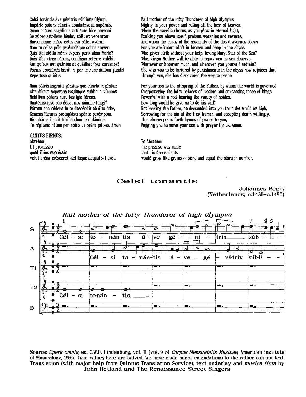 Celsi tonantis - Page 1