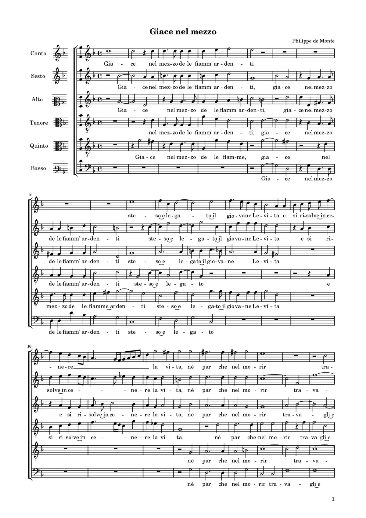 Giace nel mezzo - Page 1