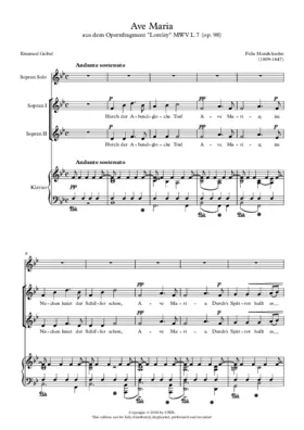 Ave Maria op. 98 Nr. 2