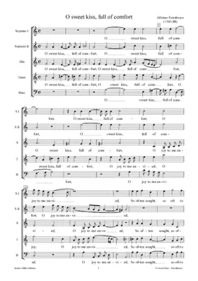 O sweet kiss, full of comfort