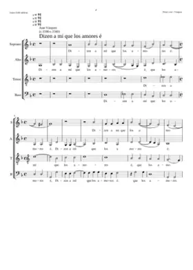 Dizen a mí que los amores é