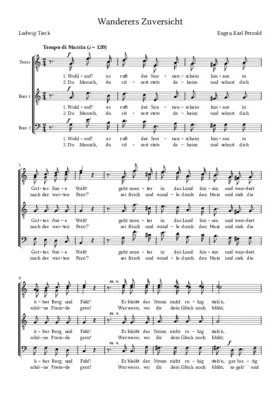 Wanderers Zuversicht