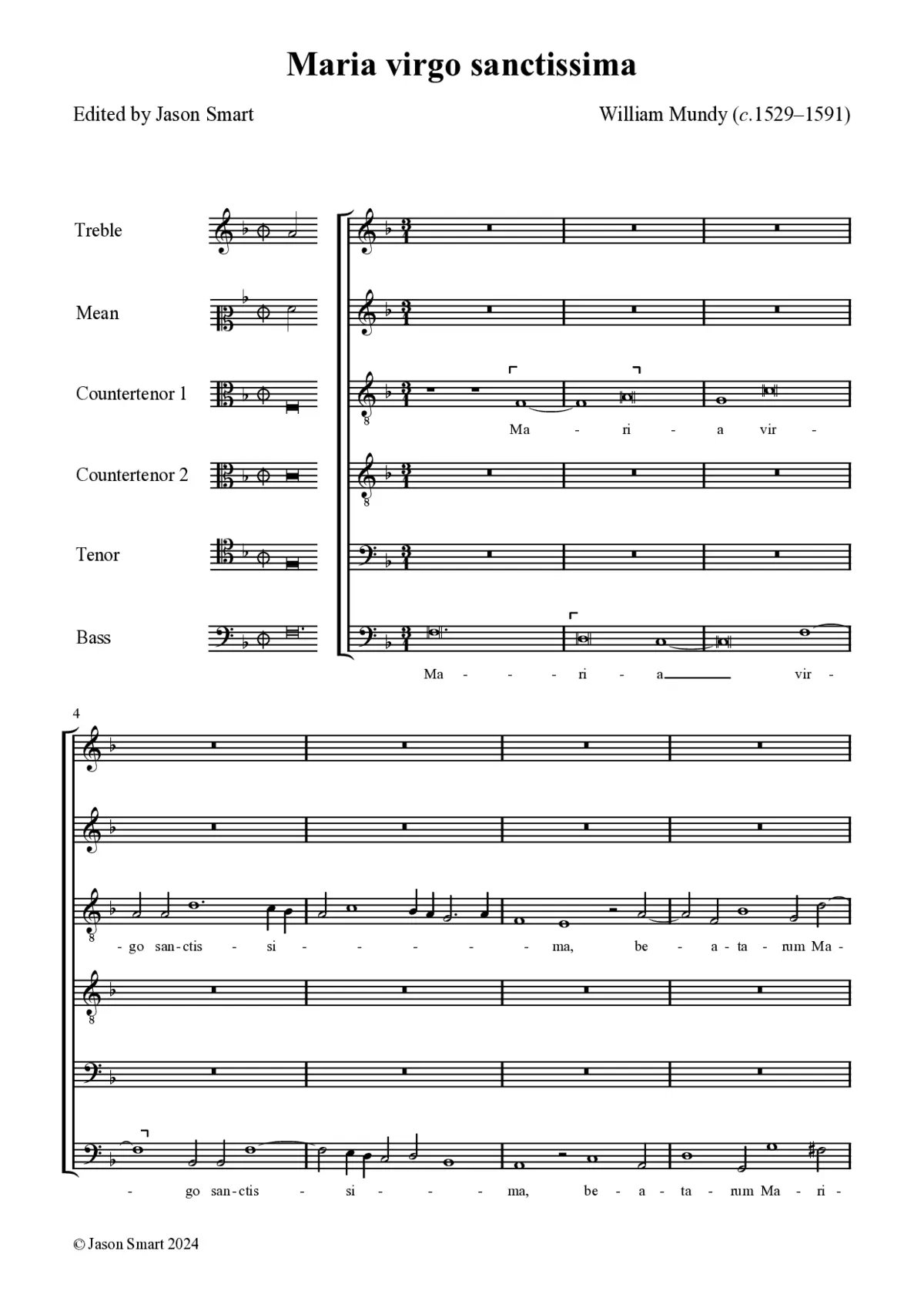 Maria virgo sanctissima - Page 1