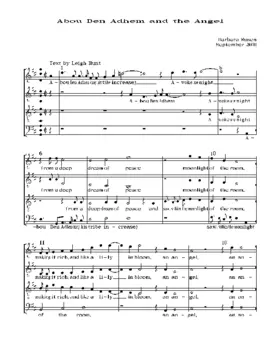 Abou Ben Adhem and the Angel