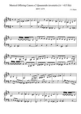 Musikalisches Opfer BWV 1079