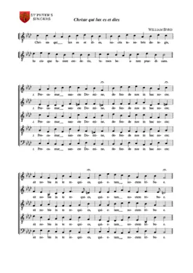 Christe qui lux es et dies a 5