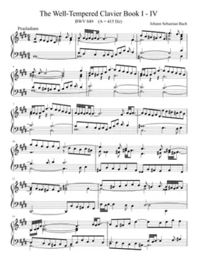 Prelude and Fugue in C-sharp minor BWV 849