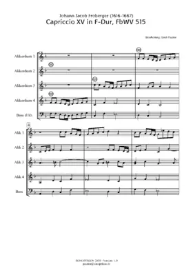 Capriccio XV in F major