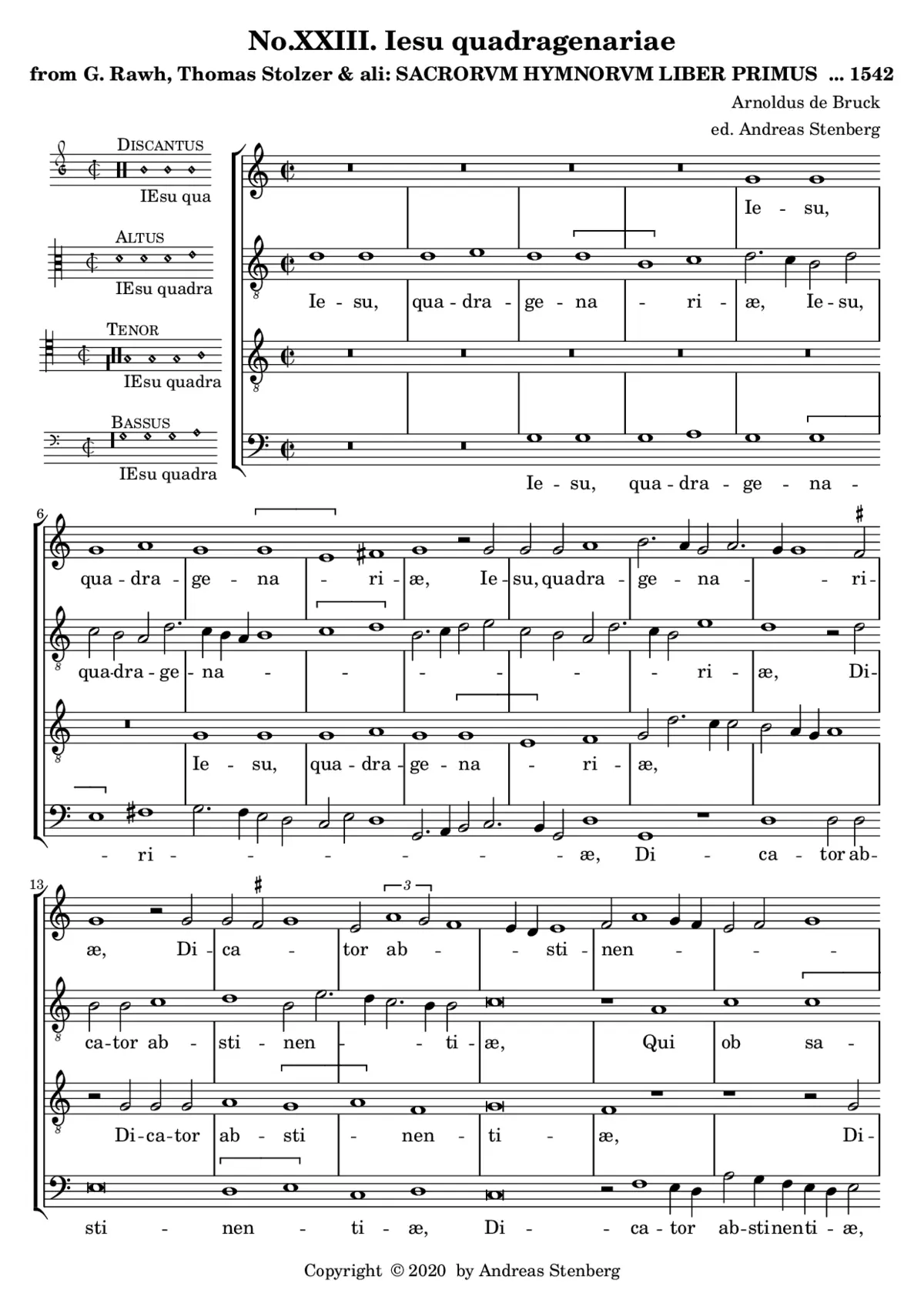 Iesu quadragenariae - Page 1