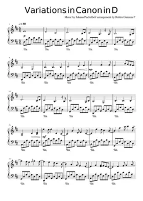 Canon and Gigue in D major P.37