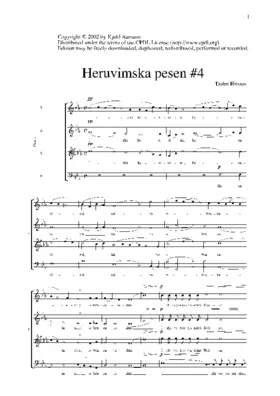 Heruvimskaya pesn' No. 4