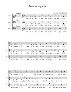 Non sai signora