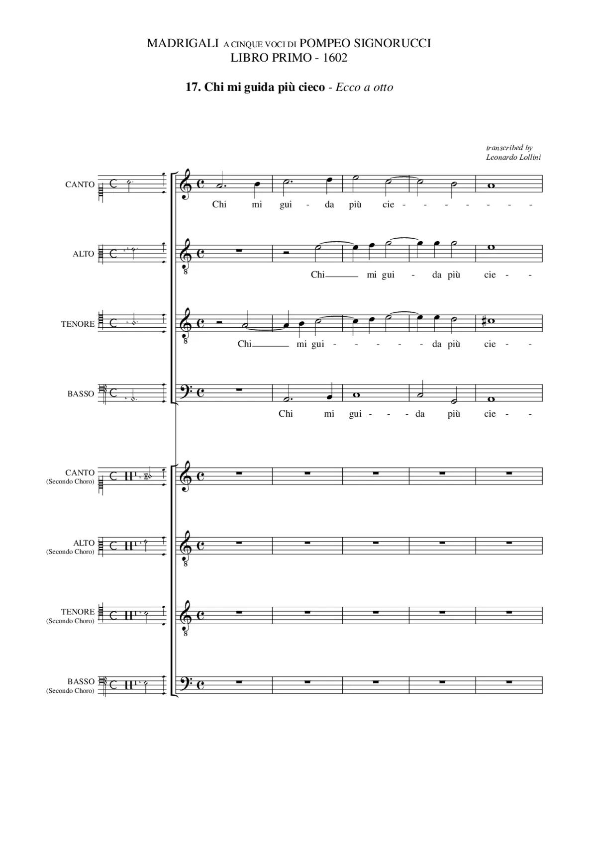 Chi mi guida più cieco - Page 1