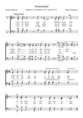 Sommerlied, Op. 146 No. 4