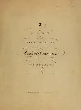 3 Duos sur les motifs favoris de Lucia di Lamermoor