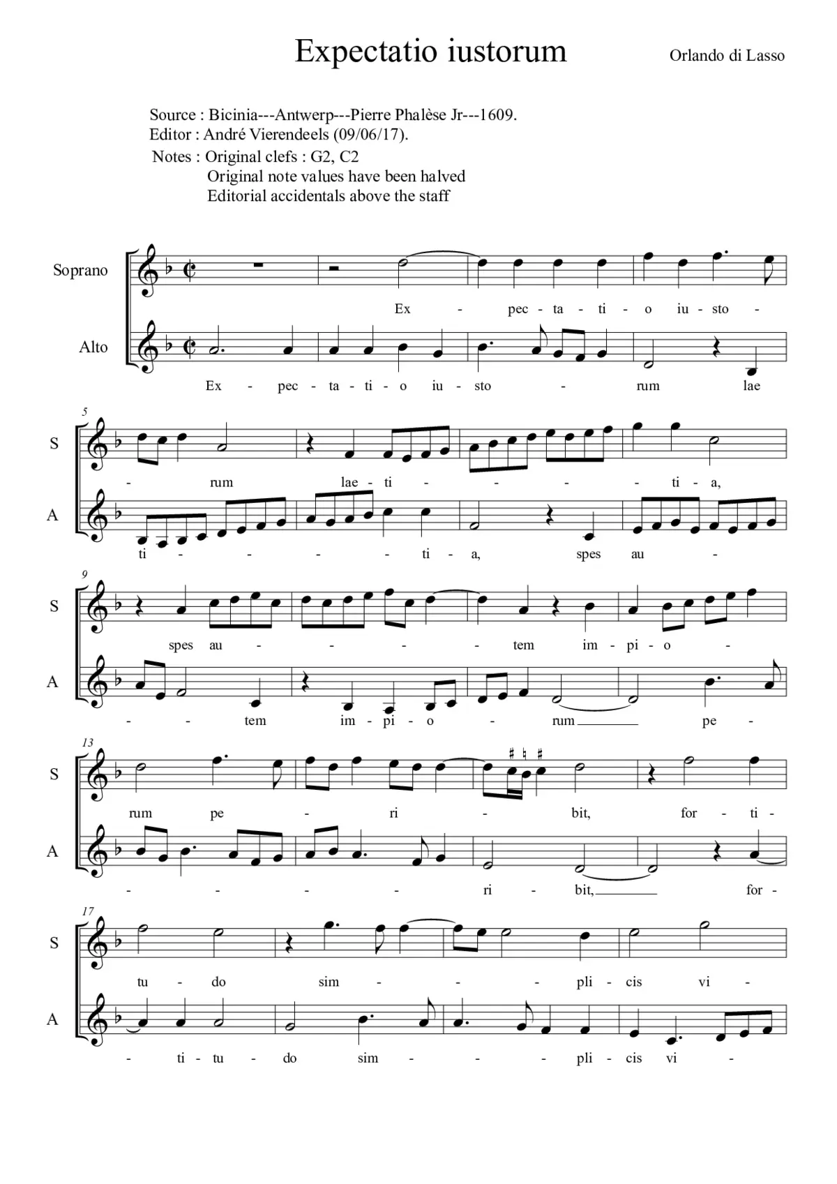 Expectatio justorum laetitia - Page 1