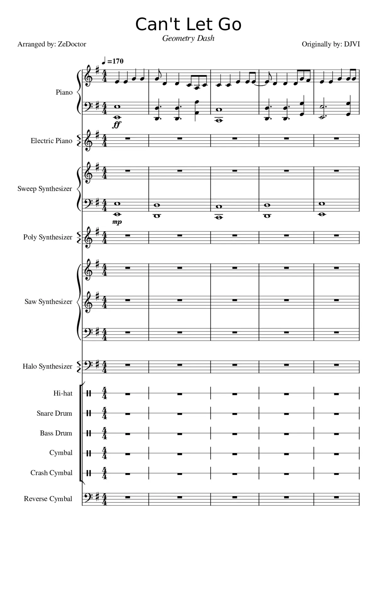 Can't Let Go - Page 1