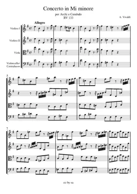 Concerto for Strings in E minor