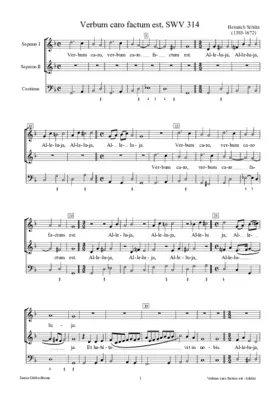 Verbum caro factum, SWV 314