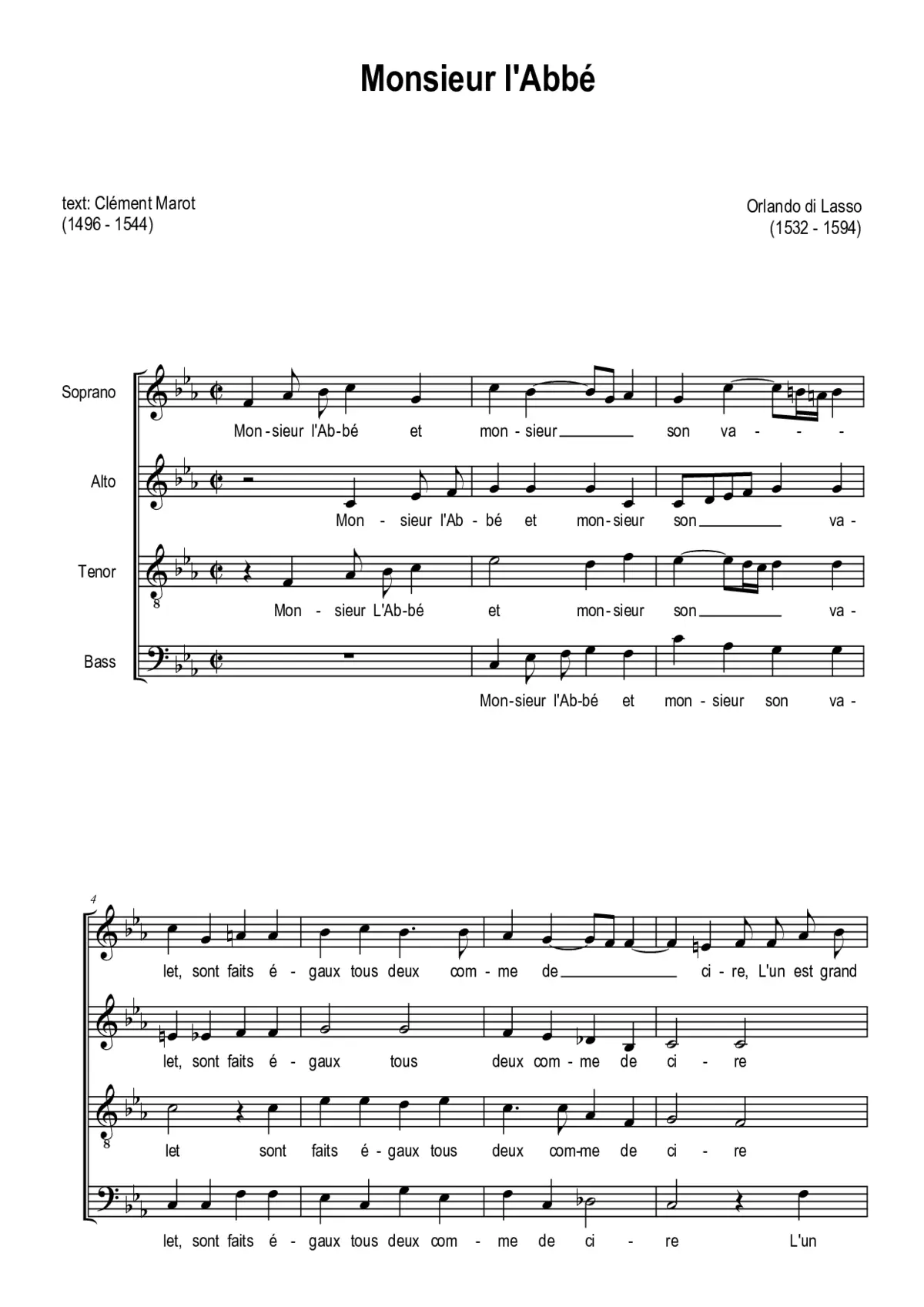 Monsieur l'Abbé - Page 1