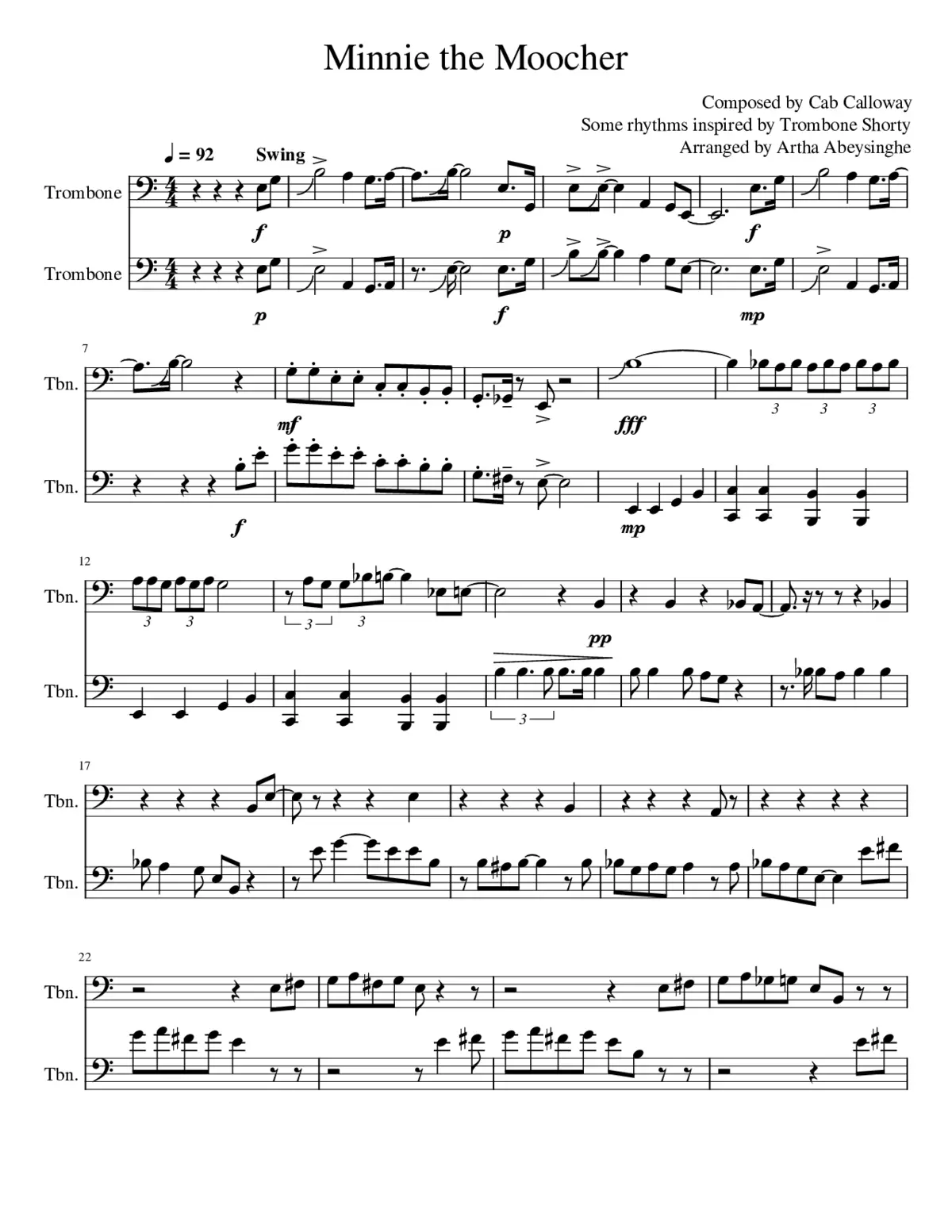 minnie the moocher - Page 1