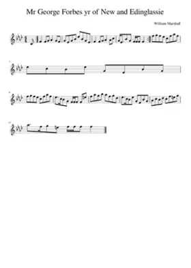 Mr George Forbes yr of New and Edinglassie