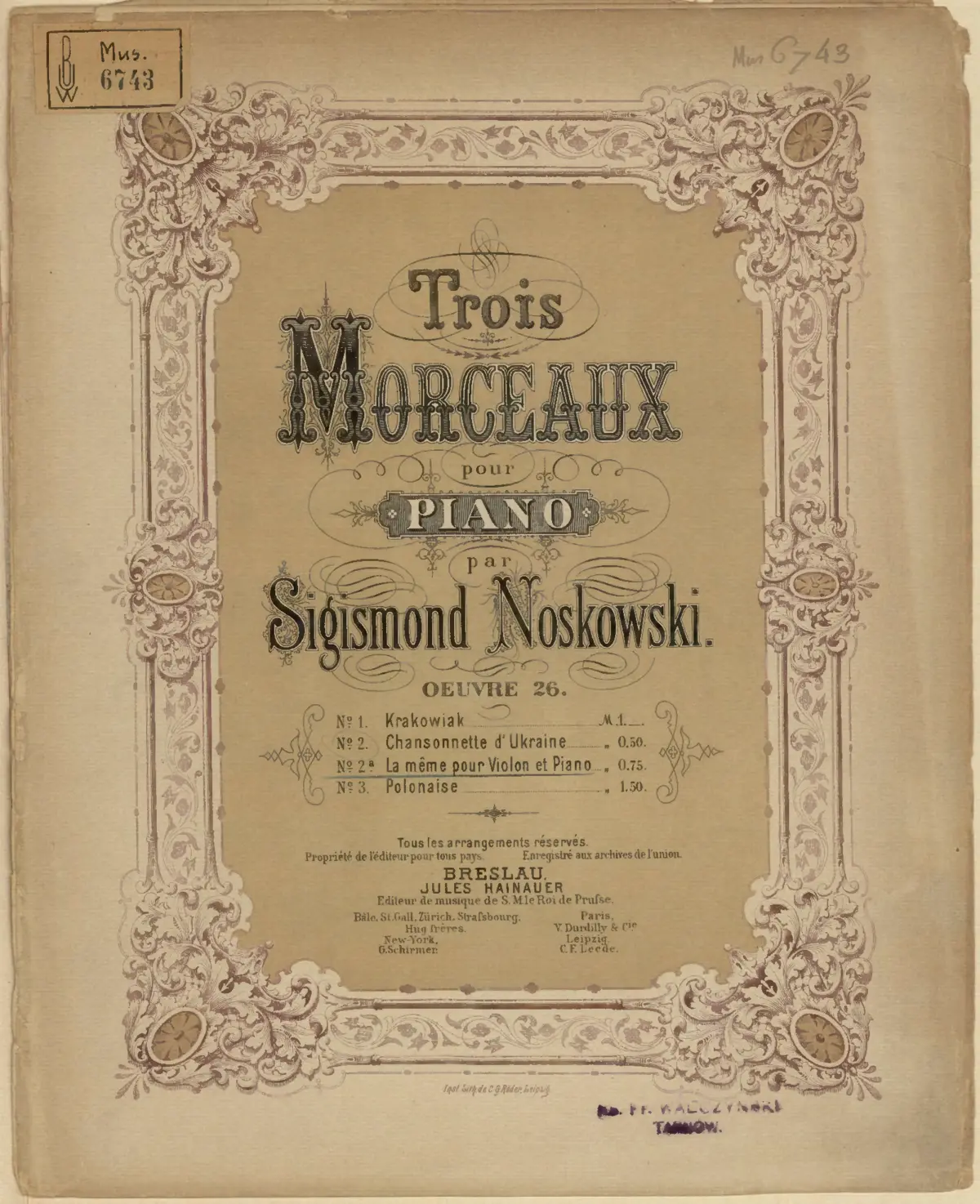 3 Morceaux - Page 1