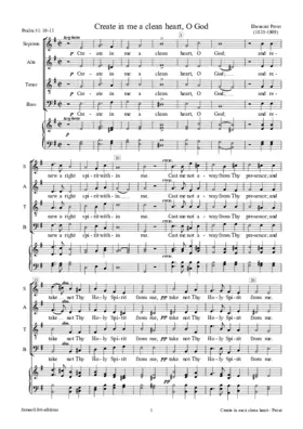 Create in me a clean heart, O God