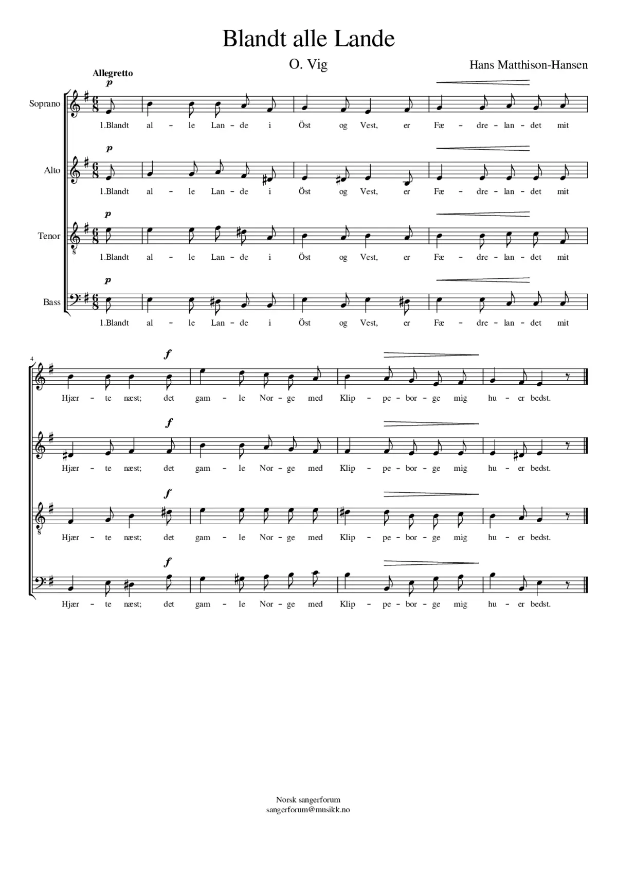 Blandt alle Lande - Page 1