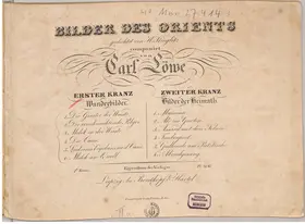 Bilder des Orients, Op.10