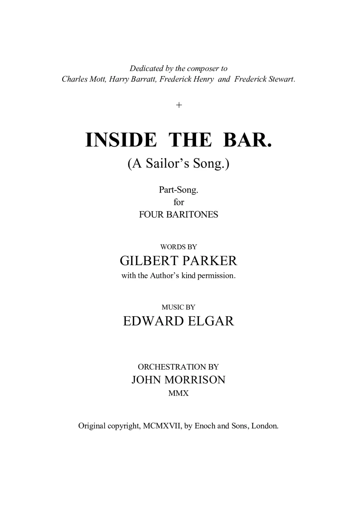 Inside the Bar - Page 1