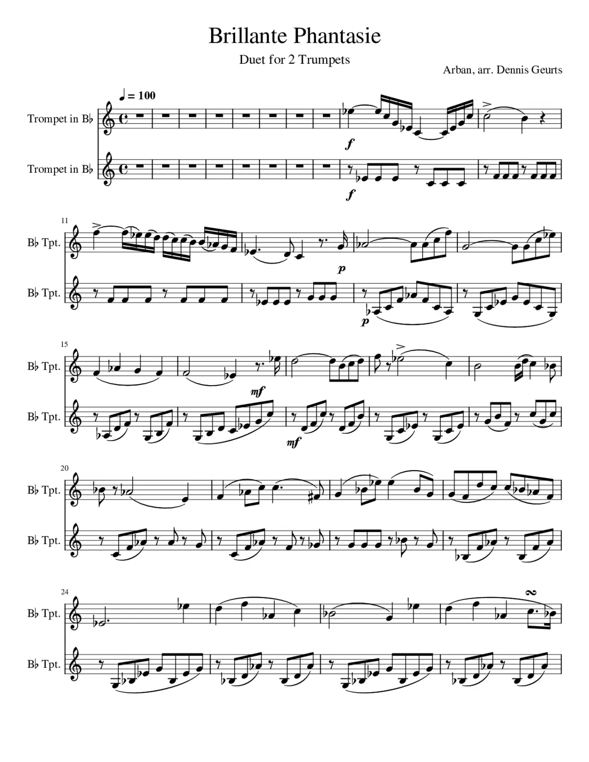 Brillante Phantaisie - Page 1