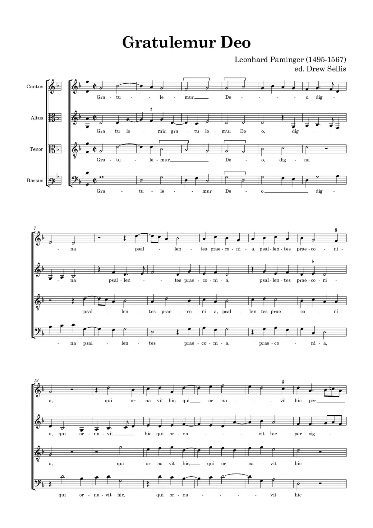 Gratulemur Deo - Page 1