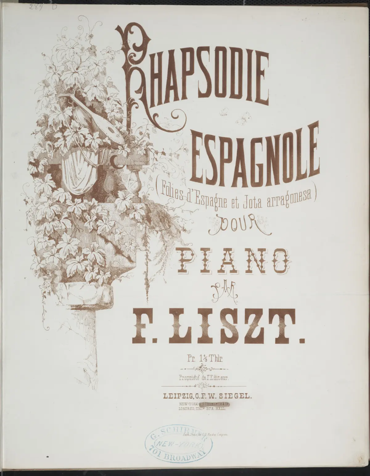 Rhapsodie espagnole - Page 1