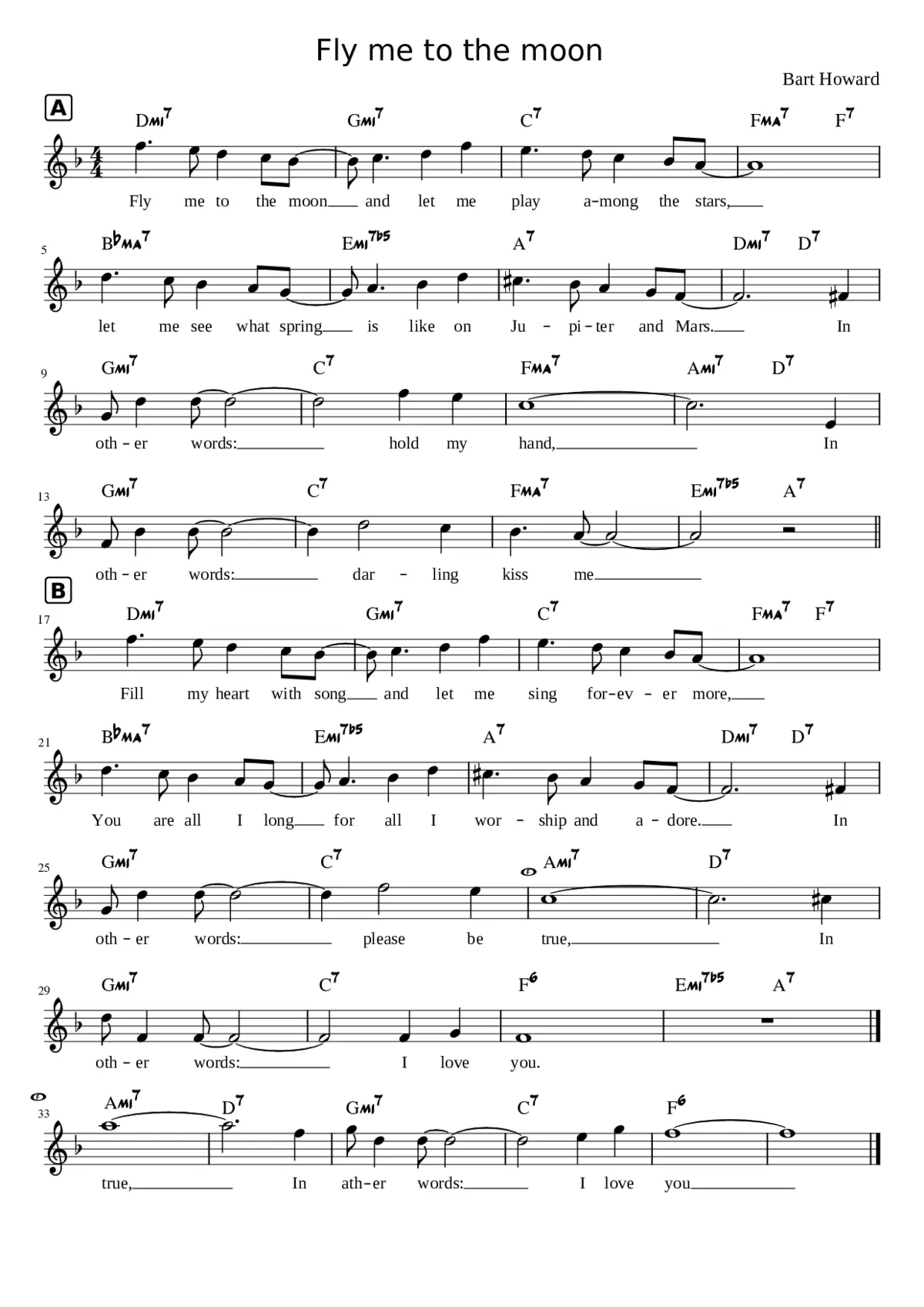 fly me to the moon - Page 1