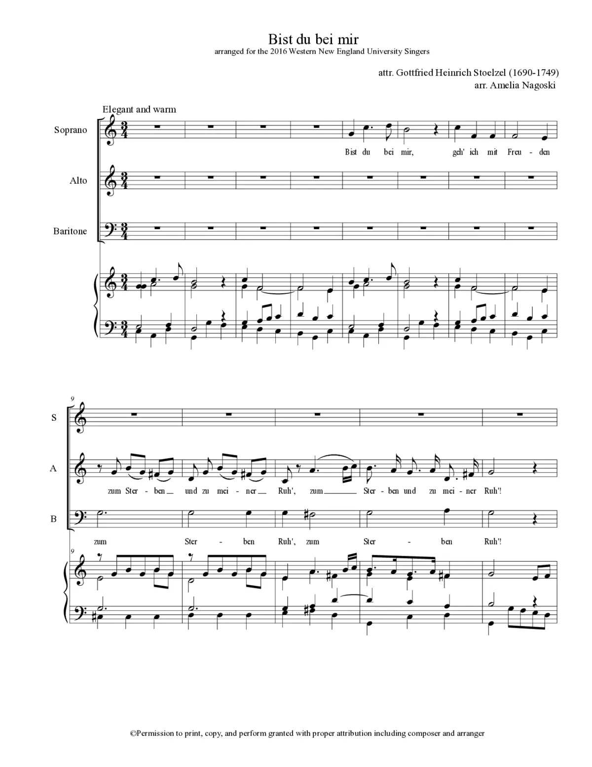 Bist du bei mir - Page 1