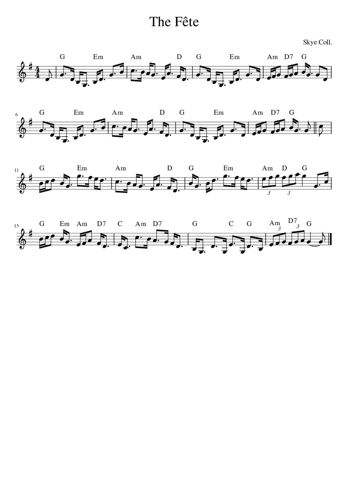 The Fête - Page 1